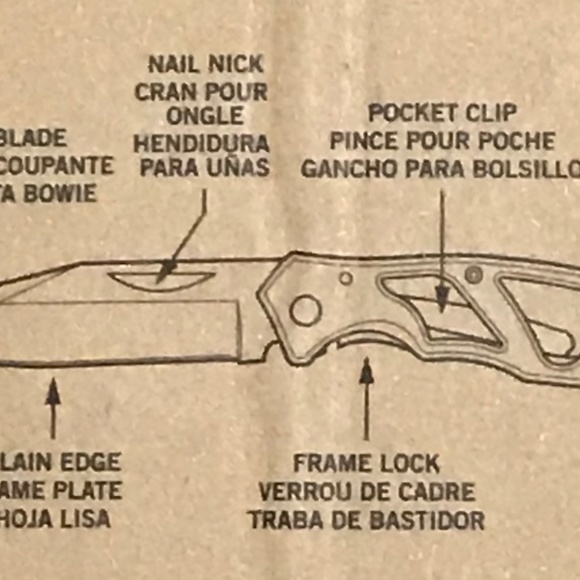 GERBER KNIFE SET (2 KNIVES + MULLET KEYCHAIN MULTITOOL) - Picture 7 of 7
